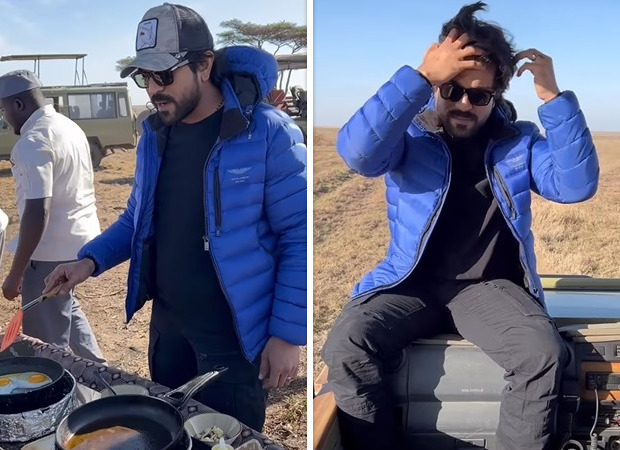 Ram Charan cooks eggs, drives through safari, and clicks big cats in “Untamed Africa”; see pics