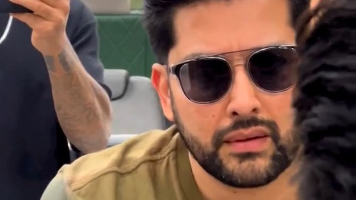 Aftab Shivdasani looks dapper in his newly styled hair