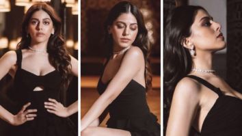 Alaya F turns up the heat in a thigh-high slit black dress as she attends the Marrakech International Film festival