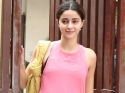 Ananya Panday gets clicked post yoga session