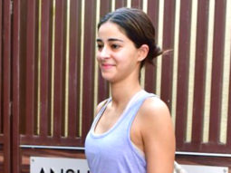 Ananya Panday gets clicked post yoga sessions