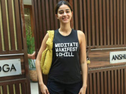 Ananya Panday gets snapped post yoga sessions