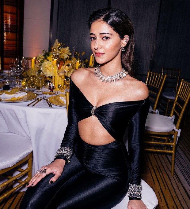 Ananya Panday makes a glam statement in feisty black cut-out catsuit for Swaroski open wonder dinner in New York