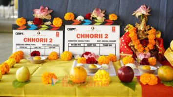 On the sets of the movie Chhorii 2