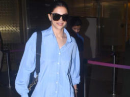 Deepika Padukone radiates boss lady vibes in oversized blue shirt