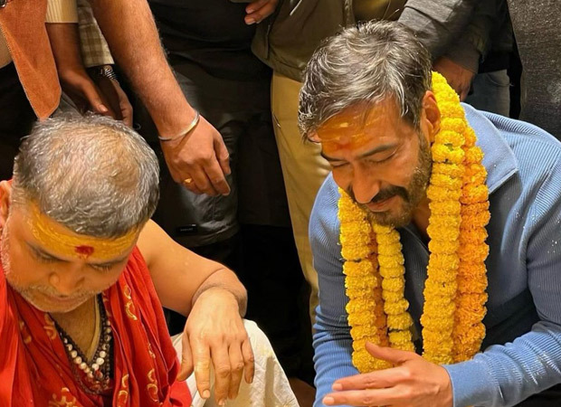 Drishyam 2 star Ajay Devgn offers prayers at Kashi Vishwanath Temple in Varanasi