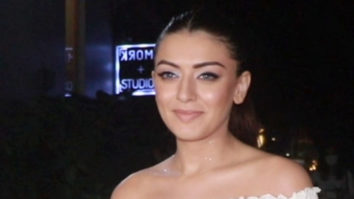 Hansika Motwani looks absolutely pretty in white off shoulder dress