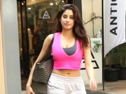 Janhvi Kapoor & Khushi Kapoor smile for paps sporting comfy looks