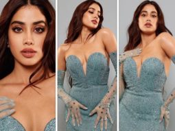 Janhvi Kapoor dresses in a shimmering blue gown and translucent gloves, channels her inner Disney Princess