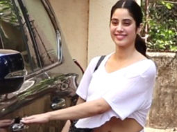 Janhvi Kapoor gets snapped post workout session