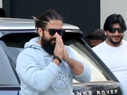 KGF star Yash poses for paps at the airport