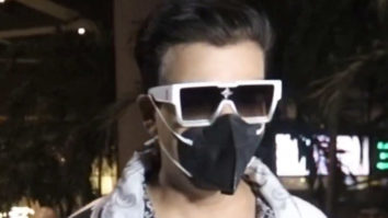 Karan Johar gets clicked at the airport with his cute little kids