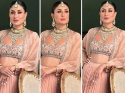 Kareena Kapoor Khan’s pastel pink lehenga by Ridhi Mehra, which costs Rs. 78K will undoubtedly inspire your sangeet look