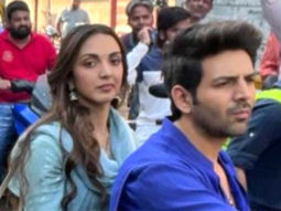 LEAKED PHOTOS: Kartik Aaryan and Kiara Advani ride a bike in Ahmedabad for Satyaprem Ki Katha shoot
