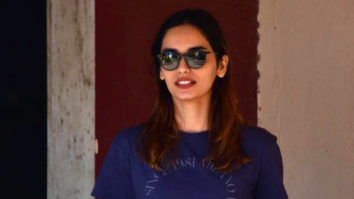Manushi Chhillar and Giorgia Andrianni get clicked outside gym