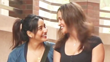 Neha Sharma and Aisha Sharma pose for paps prior to their daily gym routine