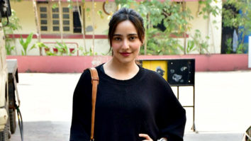 Neha Sharma poses for paps outside gym
