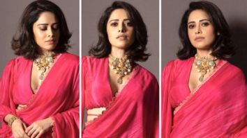 Nushrratt Bharuccha’s fuchsia ombre saree worth Rs. 39K is the one you need to bookmark for your wedding