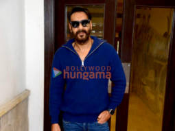 Photos: Ajay Devgn snapped promoting his film Drishyam 2