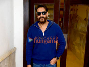Photos: Ajay Devgn snapped promoting his film Drishyam 2