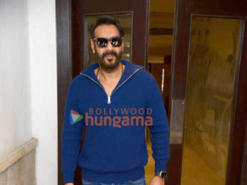 Photos: Ajay Devgn snapped promoting his film Drishyam 2