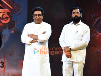 Photos: Akshay Kumar, Raj Thackeray, Eknath Shinde and Mahesh Manjrekar attend the announcement of the film Veer Daudale Saat