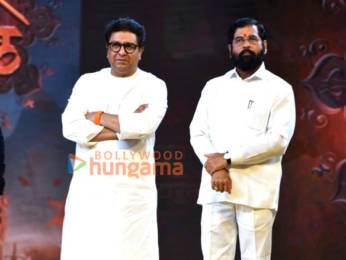 Photos: Akshay Kumar, Raj Thackeray, Eknath Shinde and Mahesh Manjrekar attend the announcement of the film Veer Daudale Saat