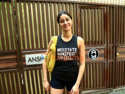 Photos: Ananya Panday spotted outside yoga class in Bandra