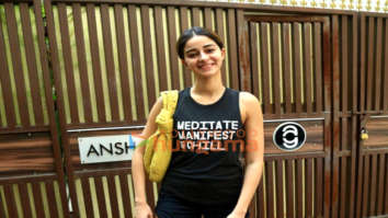 Photos: Ananya Panday spotted outside yoga class in Bandra