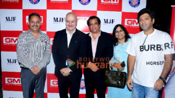 Photos: Anupam Kher, Sooraj Barjatya and Mahavir Jain attend the special screening of the film Uunchai