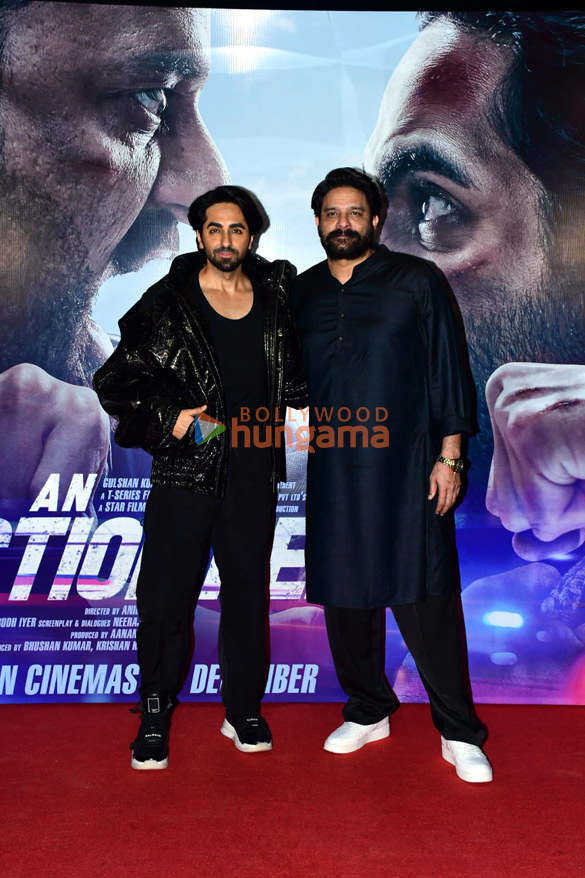 Photos: Ayushmann Khurrana, Jaideep Ahlawat and others grace the trailer launch of the film An Action Hero Photos: Ayushmann Khurrana, Jaideep Ahlawat and others grace the trailer launch of the film An Action Hero