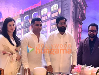 Photos: Eknath Shinde inaugurates Sachiin Joshi's hotel Planet Hollywood