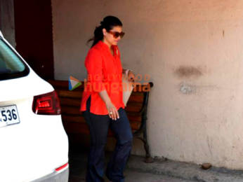 Photos: Kajol snapped outside a Pilates studio