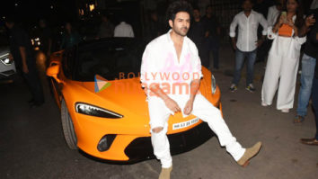 Photos: Kartik Aaryan snapped on his birthday posing with his McLaren