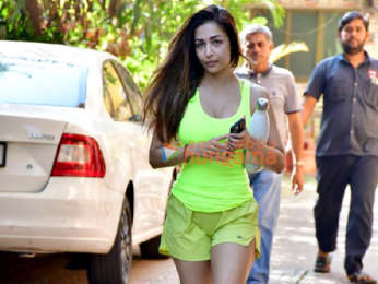 Photos: Malaika Arora snapped outside Diva Yoga in Bandra