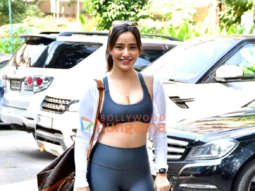 Photos: Neha Sharma spotted outside gym in Bandra