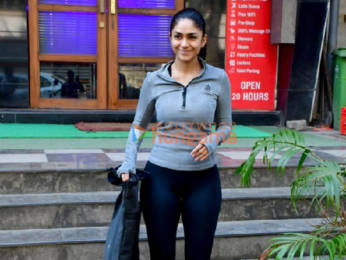 Photos: Pooja Hegde, Mrunal Thakur spotted outside a gym in Santacruz