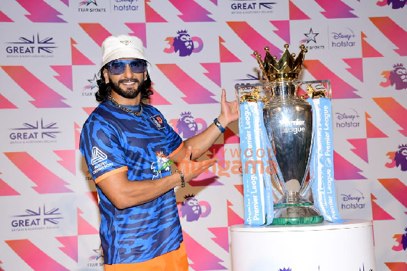 Photos: Ranveer Singh attends the launch of Great Britain & Northern Ireland football premiere league Photos: Ranveer Singh attends the launch of Great Britain & Northern Ireland football premiere league
