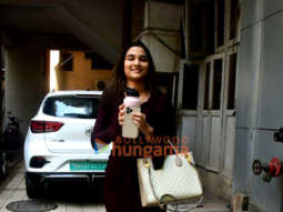 Photos: Saiee Manjrekar snapped in Juhu
