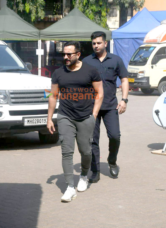 Photos: Saif Ali Khan and Vaani Kapoor spotted at Mehboob Studio in Bandra