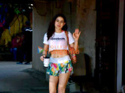 Photos: Sara Ali Khan, Manushi Chhillar and Tanishaa Mukerji spotted outside a pilates studio