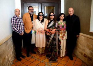 Photos: Sooraj Barjatiya, Boman Irani, Anupam Kher, and the team of Uunchai snapped promoting their film