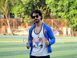 Photos: Tiger Shroff, Aparshakti Khurana and others snapped at an All-Star football match