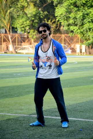 Photos: Tiger Shroff, Aparshakti Khurana and others snapped at an All-Star football match