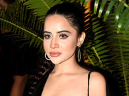 Photos: Uorfi Javed poses for paps in an all-black attire