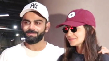 Power couple Virat Kohli and Anushka Sharma get clicked at the airport