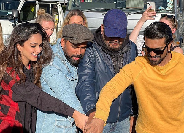 Ram Charan announces schedule wrap for RC15; calls co-star Kiara Advani “stunning”, see pics 