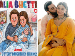 Amul congratulates Ranbir Kapoor and Alia Bhatt on becoming parents with this latest poster