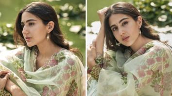 Sara Ali Khan’s green floral kurta set is all about the glam factor in desi attire Sara Ali Khan’s green floral kurta set is all about the glam factor in desi attire
