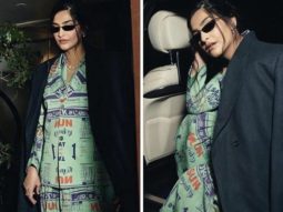 Sonam Kapoor proves she is a true fashionista as she arrives at the airport in a chic layered outfit
